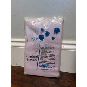 NWT Deadstock 1970s Sears Lavender Purple Cotton Regular 2 Pillowcases 42x38